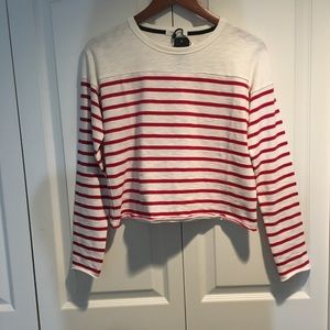 NWT rag & bone Halsey Striped Long Sleeves Tee S